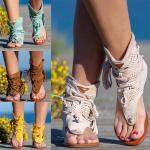 Sandalias marrones de caucho con plataforma de otoño de punta redonda vintage con borlas para mujer 
