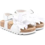 Sandalias blancas de goma de tiras rebajadas con tacón de 3 a 5cm MONNALISA talla 38 para mujer 