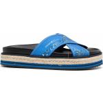 Sandalias azules de goma con plataforma rebajadas KENZO talla 39 para mujer 