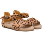 Sandalias marrones de goma de tiras rebajadas leopardo PèPè talla 21 para mujer 