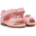 Sandalias rosas de goma de tiras rebajadas con logo Dolce & Gabbana talla 21 para mujer 
