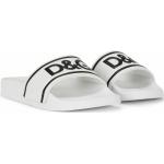 Sandalias blancas de piel de cuero con logo Dolce & Gabbana talla 38 para mujer 