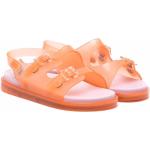 Sandalias naranja de PVC de tiras Mini Melissa talla 23 para mujer 