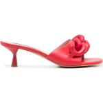 Sandalias rojas de poliuretano de cuero con tacón de 5 a 7cm con logo STELLA McCARTNEY talla 35 de materiales sostenibles para mujer 