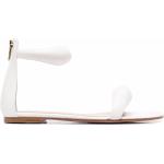 Sandalias blancas de goma de tiras con cremallera con logo GIANVITO ROSSI talla 42 para mujer 
