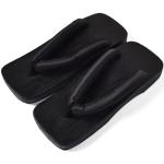 Sandalias negras de tiras con botones talla 42 para mujer 
