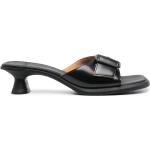 Sandalias negras de goma de cuero Camper talla 39 para mujer 