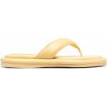 Sandalias amarillas de goma de cuero rebajadas Gia Borghini talla 38 para mujer 