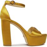 Sandalias doradas rebajadas de verano informales Guess talla 40 para mujer 