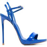 Sandalias azules de cuero de cuero con logo LE SILLA talla 42 para mujer 