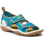 Sandalias azules de cuero de senderismo de verano Tie dye Keen talla 35 