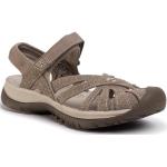 Sandalias marrones de cuero de senderismo de verano Keen talla 38 para mujer 