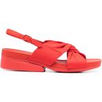 Sandalias rojas de goma de tiras Camper talla 37 para mujer 