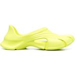 Sandalias amarillas fluorescentes de goma rebajadas con logo Balenciaga talla 44 de materiales sostenibles para hombre 
