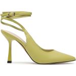 Sandalias verdes de cuero de cuero rebajadas ONLY Shoes talla 39 para mujer 
