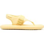 Sandalias planas amarillas pastel de goma con logo Camper talla 39 de materiales sostenibles para hombre 
