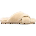Sandalias de goma de cuero con logo Prada talla 40,5 para mujer 