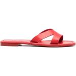 Sandalias rojas de cuero de tiras KENZO talla 36 para mujer 