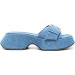 Sandalias azules de goma con plataforma Vic Matie talla 39 para mujer 