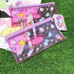 Sanrio Cinnamoroll My Melody Pom Pom Purin Hello Kitty Pearl Pencil Case Pouch 2P, Mixed Colors 2P