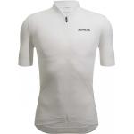 Camisetas deportivas blancas de jersey tallas grandes transpirables Santini talla 5XL para hombre 