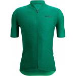Camisetas deportivas verdes de jersey tallas grandes transpirables Santini talla 5XL para hombre 