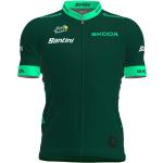 Camisetas deportivas verdes de jersey Tour de Francia de verano tallas grandes transpirables Santini talla 5XL para hombre 