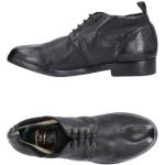 Zapatos negros de goma con puntera redonda rebajados con tacón cuadrado formales Sartori Gold talla 35 para mujer 