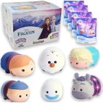 Sbabam Funny Box Frozen Tsum, niños de quiosco, Juguetes Blandos, Pack de 4 Unidades con Juegos congelados de Elsa, Anna, Olaf y Muchos Otros-Muñecos Disney para Regalo de bebé (DISFROZAZ TI)