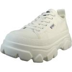 Zapatillas blancas con plataforma informales Buffalo talla 36 para mujer 