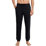 Pantalones negros de jersey con pijama rebajados Schiesser talla L para hombre 