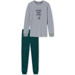 Schiesser Pijama Largo para niño, algodón orgánico Juego, Gris 1, 152 cm para Niños
