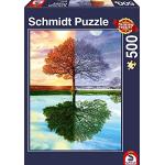 Puzzles multicolor 500 piezas 9-12 años 