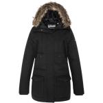 Abrigos negros de poliester con capucha  rebajados con cuello alto Schott NYC talla XL para mujer 