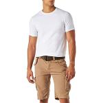 Pantalones cortos cargo de algodón militares Schott NYC con cinturón para hombre 