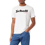 Camisetas multicolor de algodón de algodón  tallas grandes manga corta Schott NYC talla 3XL para hombre 