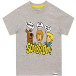 Scooby Doo Camiseta de Manga Corta para niños Gris