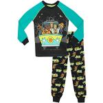 Scooby Doo Pijama para Niños Ajuste Ceñido Multico