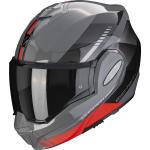 Scorpion EXO-Tech Evo Genre, casco modular XS male Gris/Negro/Rojo