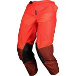 Pantalones rojos de cuero de motociclismo Scott talla S 