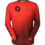 Scott 350 Dirt Evo 2023 Camiseta de Motocross para niños, negro-rojo, tamaño L