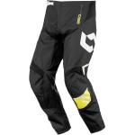 Scott 350 Dirt Pantalones de Motocross de los cabritos, negro-amarillo, tamaño 26 para Niños