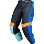 Pantalones azul marino de cuero de motociclismo Scott talla S 