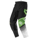 Scott 350 Track Niños Motocross pantalones 2017, negro-blanco, tamaño 24