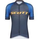 Camisetas deportivas azules de poliester rebajadas manga corta Scott RC Pro talla M para hombre 