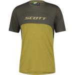Camisetas deportivas orgánicas verdes de poliester de verano tallas grandes manga corta informales Scott talla XXL para hombre 