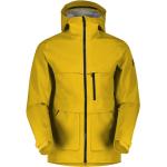 Abrigos amarillos de poliester con capucha  rebajados impermeables, transpirables Scott talla XL para hombre 