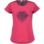 Camisetas deportivas orgánicas rosas de poliester de verano manga corta informales Scott talla XS para mujer 