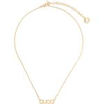 Collares dorados de vidrio de perlas con logo Gucci Talla Única para mujer 