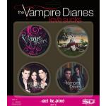 SD TOYS- Tvd Set B De 4 Pins The Vampire Diaries, Multicolor (SDTWRN27831)